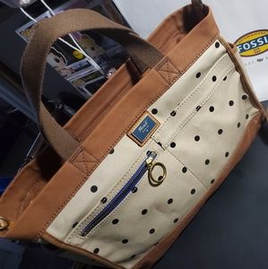 FOSSIL WEEKEND CANVAS TOTE